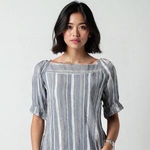 Ethereal Bohemian Boho Hippie Top Blouse Off Shoulder Size M